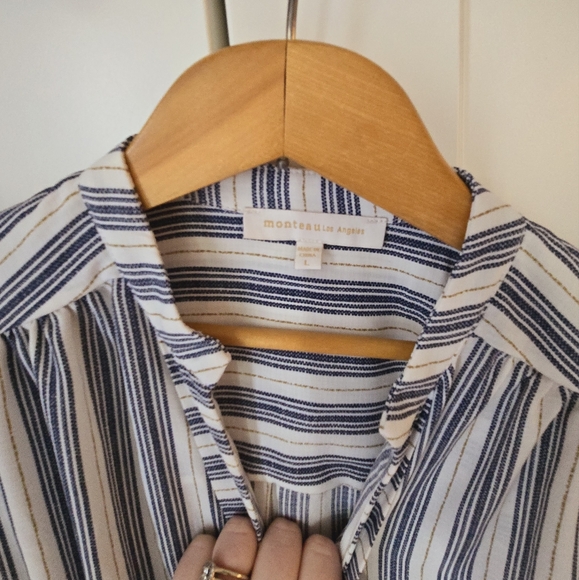 Blue Striped Dress - Picture 2 of 3